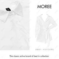 【MOREE】Modèle d’automne小众设计简约衬衣裙-F8558