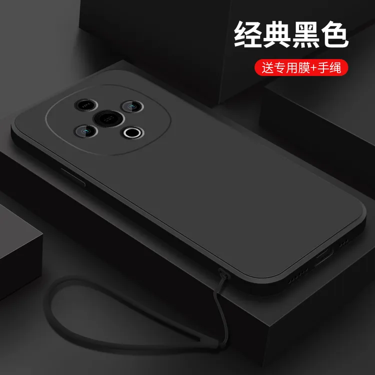 经典黑色适用vivoy300c手机壳新款液态硅胶纯色全包防摔保护套薄