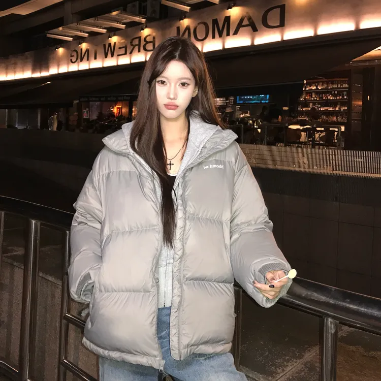 ICHMODE90白鸭绒三防加厚羽绒保暖羽绒服高克重冬季时尚休闲立领