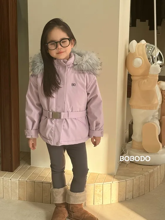 BOBODO户外加厚派克内里兔毛加绒加棉高定面料  超级五防  好打理