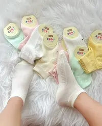 儿童袜子夏季薄款防臭吸汗加香透气运动短袜