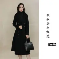 DJ715秋冬季气质百搭大衣外套女