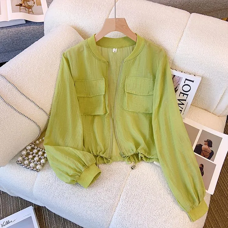 清凉防晒衣女夏季2025新款宽松时尚百搭透气开衫薄外套户外防晒服