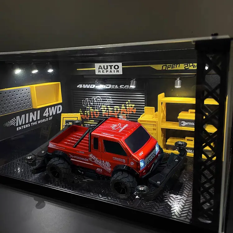 拼装四驱车赛车车模展模型收藏男孩玩具怀旧玩具童年回忆