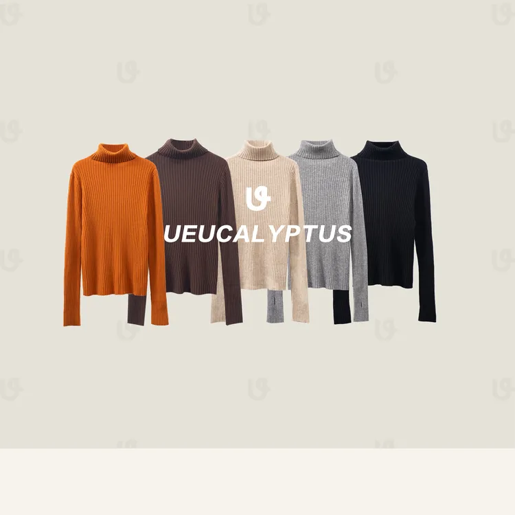 加莉精选【软糯毛衫】女人味十足的针织高领衫-分码