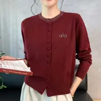 秋冬季开衫年轻时尚优雅知性毛衣百搭简约大气女款001