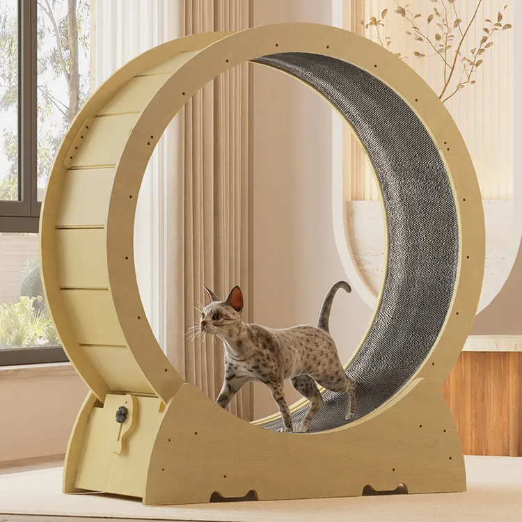 宠贝亚猫咪跑步机静音防卡脚宠物滚轮自安装抖音运动跑轮猫爬架