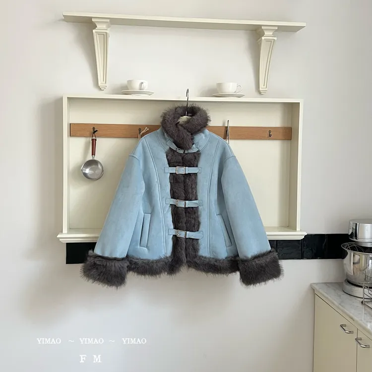 赵小小【暖风故事】9772 冬季新款韩版短款加厚保暖百搭气质外套女