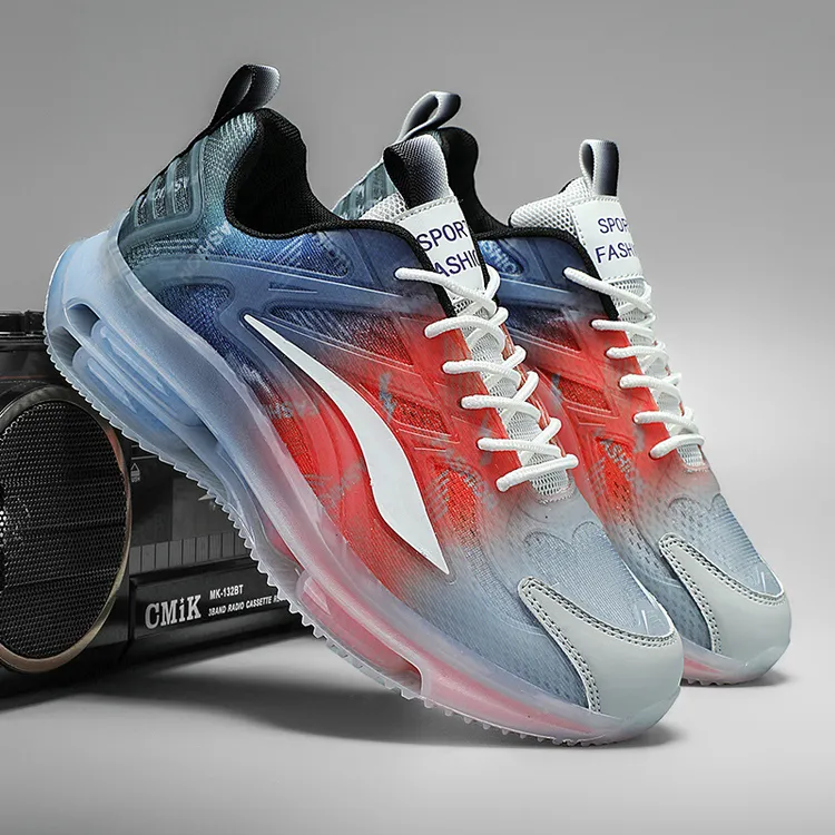 减震气垫跑步鞋透气高弹情侣跑鞋透气百搭潮鞋潮流