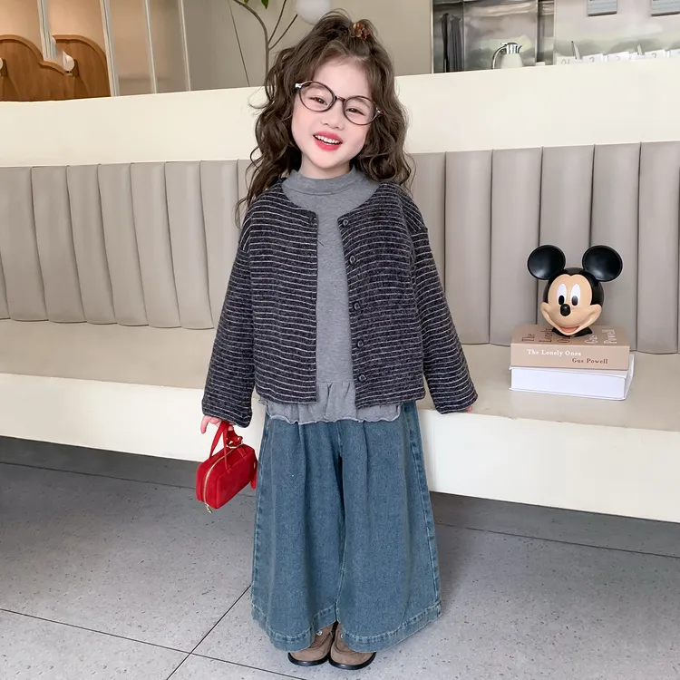 韩系女童套装秋装洋气2025新款儿童女宝时髦休闲春秋款小女孩衣服