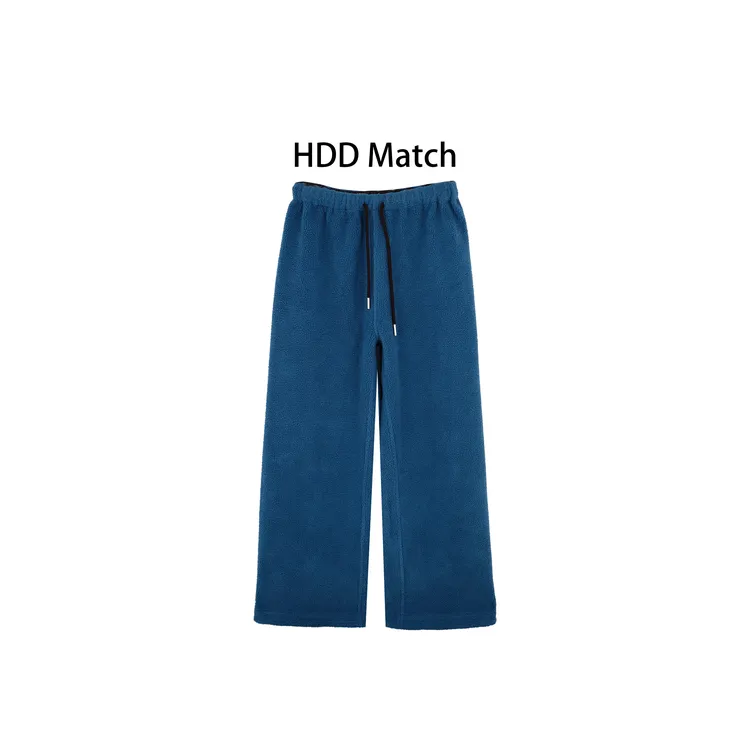 HDD- "天 空" 棉 女款设计软糯直筒百搭双面穿休闲裤 Y9808