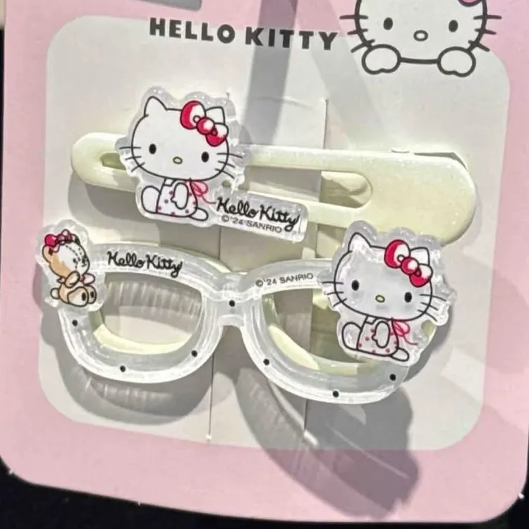 三福三丽鸥Kitty鸭夹一对 卡通时尚发夹发饰配饰头饰