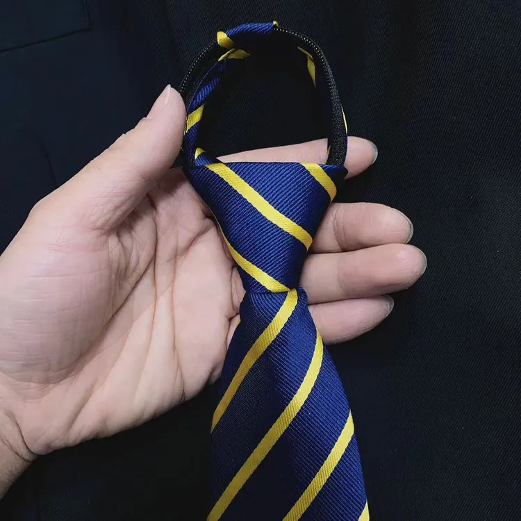 【神访必过】滴滴专车服装专用拉链领蓝黄条纹专车领带男女通用
