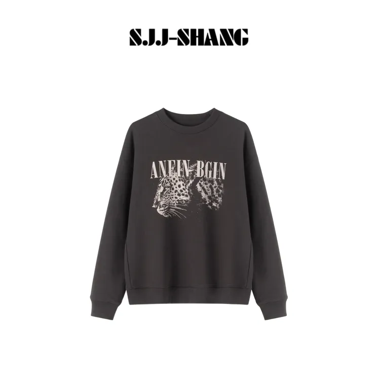 SJJ-SHANG【豹影卫衣】美式重磅高克重3D数码印花加绒卫衣q135887p
