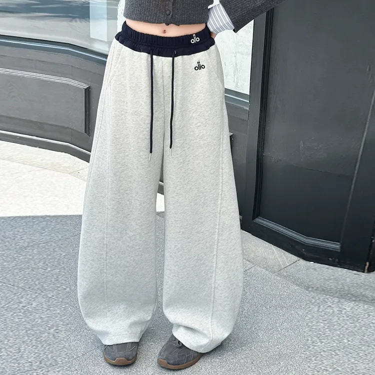 女童裤子秋季2025新款中大童洋气弯刀裤女孩早秋装韩范百搭休闲裤
