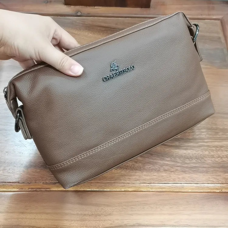 多功能斜挎手包拉链通勤风方形运动风软面挎包信封包经典潮流休闲