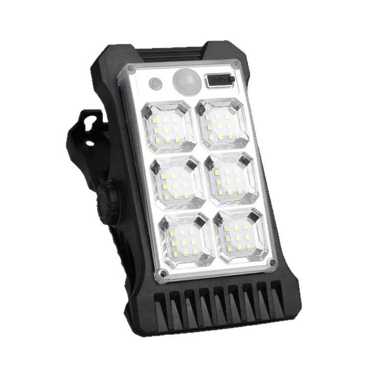 V5太阳能室外感应灯户外充电夹子灯露营灯商品图