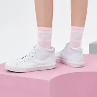 Skechers斯凯奇calendar春季新款女时尚休闲帆布鞋高帮板鞋155381