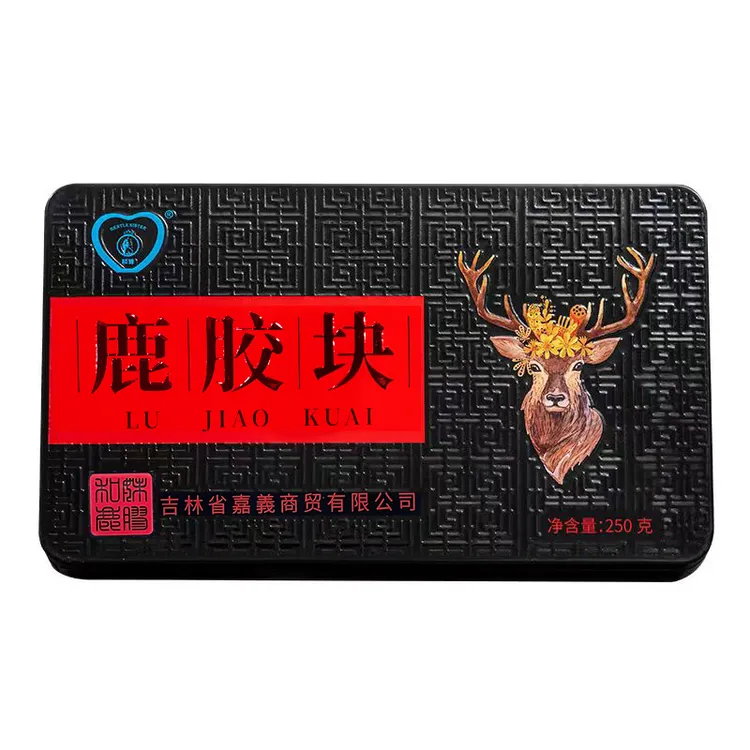 正宗鹿胶块正宗产地直发提取胶角块长白山滋补佳品250克/盒
