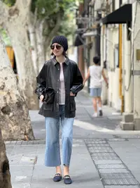 羊皮时尚休闲外套25AW0312