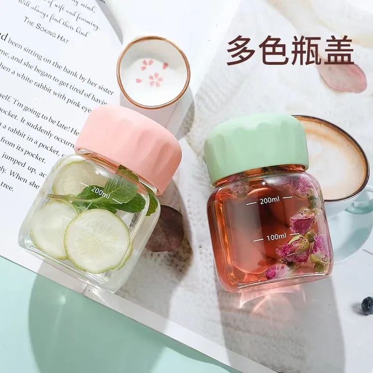 【源头工厂】高颜值小胖杯可爱胖胖杯迷你便携水杯简约带刻度网红通