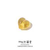 【铭舍 爱心金珀】蜜蜡爱心珠宝手工雕桃心爱心-7.21