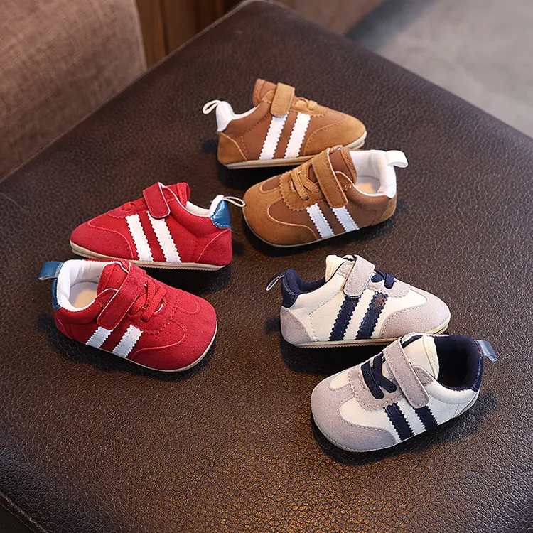 婴儿鞋春秋3-12个月男女宝宝鞋学步透气护脚0-1岁软底防滑步前鞋