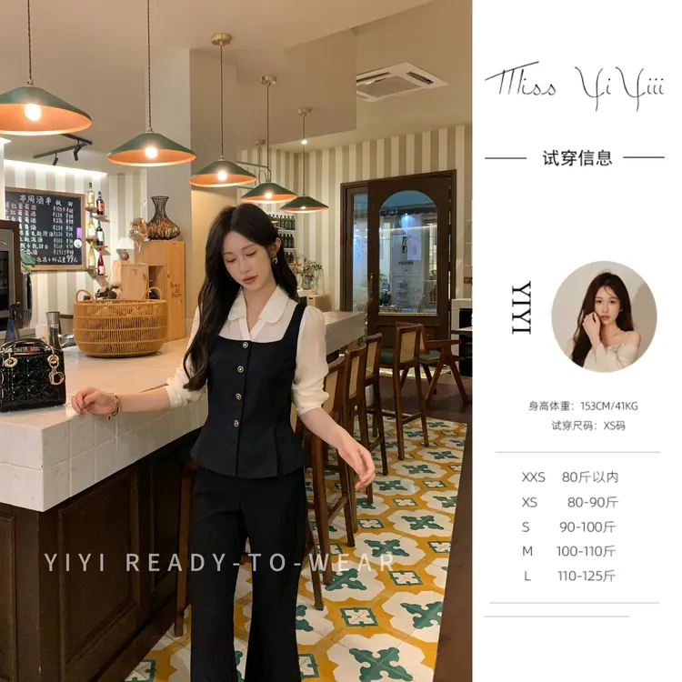 【气质主场】<YiYiii>小个子时尚气质上衣百搭休闲减龄秋季假两件