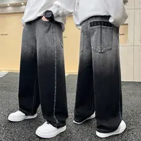 男童牛仔裤春秋宽松直筒2025中大童休闲韩版长裤儿童秋季裤子洋气