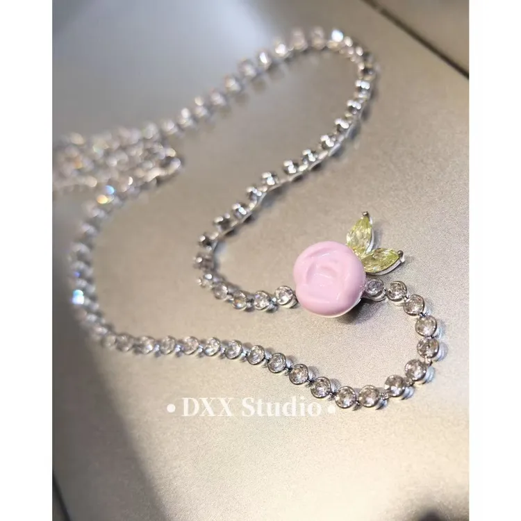 铜合金项链 小众设计女士锁骨链项链气质百搭项链45420