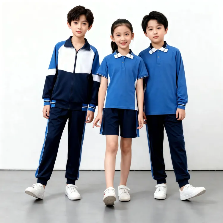 佛山禅城区小学统一款秋季运动服（进口索罗娜面料）需备注学校名称