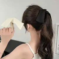 珀小棉纯色香蕉夹法式百搭发饰45132fj