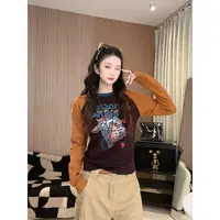 小米 -早秋个性街头减龄休闲显瘦小众长袖1004