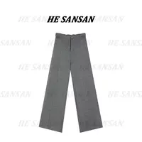 【SANSAN】气质高腰直筒休闲时尚百搭休闲裤DY-3905