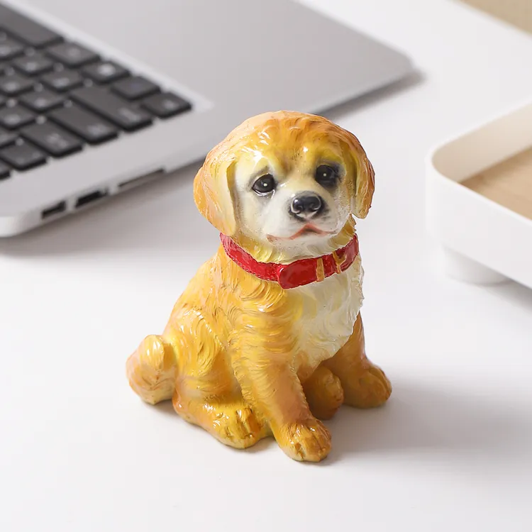 网红热款小狗桌面摆件可爱摆件创意办公桌桌面装饰品学生小礼物