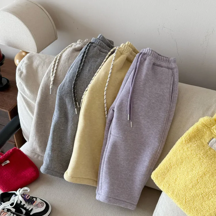 【底层羊妃绒】2025女童冬款新款潮流洋气时尚HS65595休闲裤