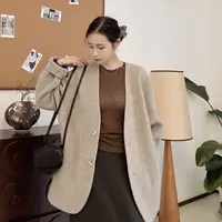 【丽姐私服】一手长双面呢大衣 温柔冬日80支高级感手工呢大衣W0890