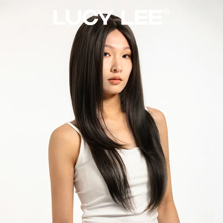 LUCYLEE【免戴发网免修剪的假发-南湘】精修冷棕女假发头套