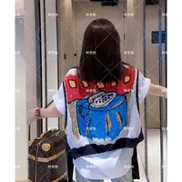 新款卡通针织马甲百搭披肩