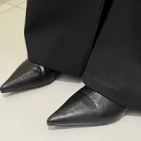 平底女尖头百搭女鞋