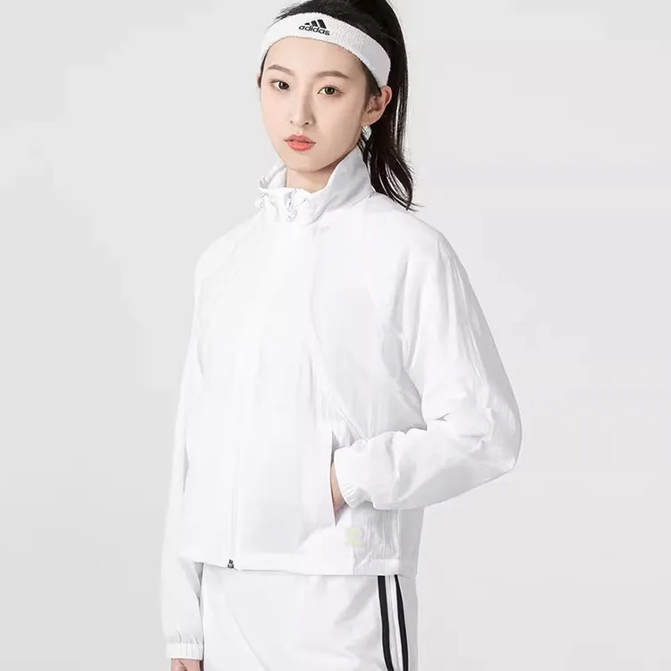 adidas阿迪达斯正品NEO外套女装2025新款防风训练运动夹克HF7287