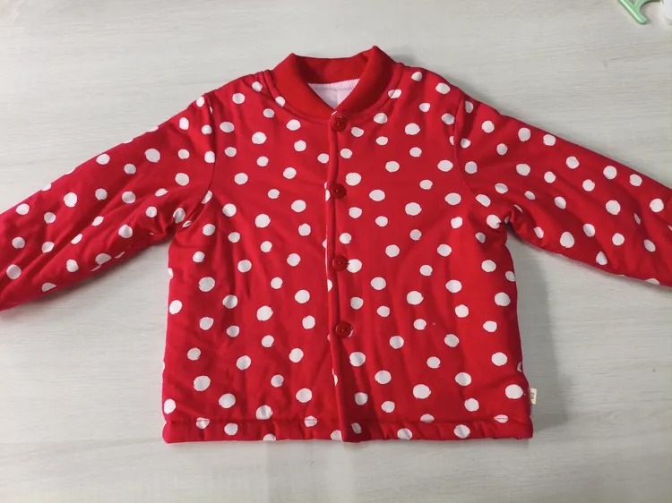 纯棉花可水洗针织小棉袄，舒适保暖，校服神器