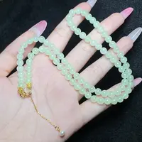 【小北好物】和田玉圆珠项链约5.5mm+【多样性发一件】2QS05X261