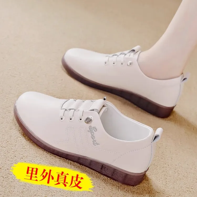 软底单鞋秋季新款牛筋底防滑妈妈鞋中老年豆豆鞋老北京布鞋女