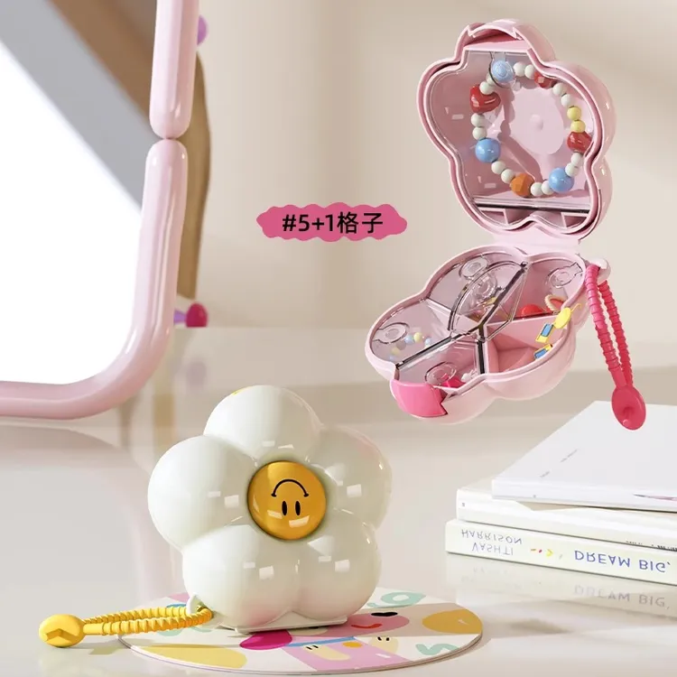 多巴胺药盒便携药品分装盒一周七天随身一日三餐迷你药片药物盒子