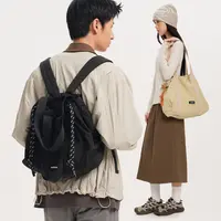 VAOPER喂牌单肩包2025新款通勤包女大容量双肩斜挎两用百搭托特包