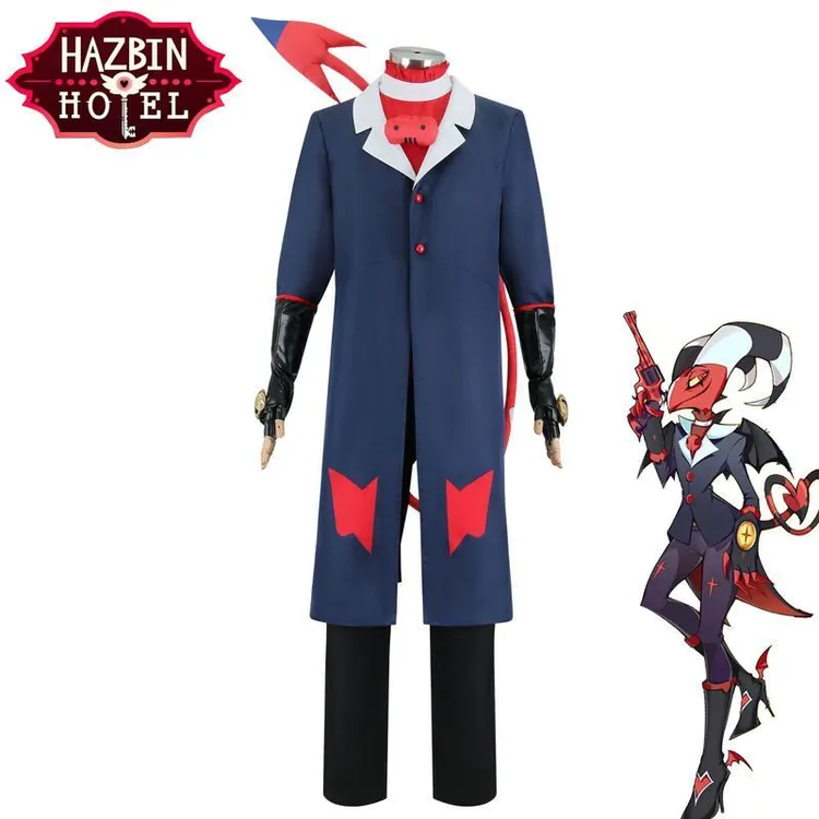 地狱客栈cos服极恶老大Blitzo鬼脸比利兹Cosplay动漫角色扮演服装
