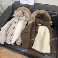 儿童韩系加绒加厚连帽毛毛外套男女童2025冬季洋气上衣