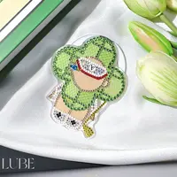 【高尔夫VVN】歪歪高定手工直立磁吸钻支架适用于安卓苹果磁吸壳