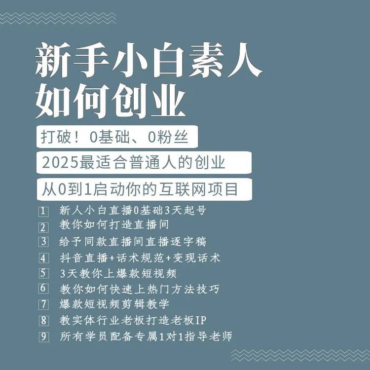 新手小白素人如何创业A（注意短信链接）